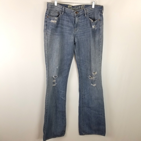 Madewell Distressed Jeans - Picture 1 of 9